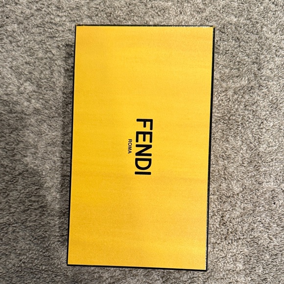 Fendi Accessories - Fendi Shoe Box Yellow with Black Logo